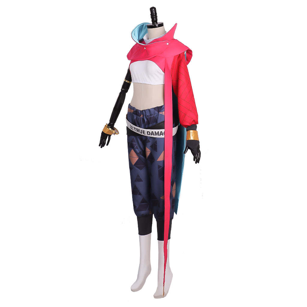 Sexy Senna Cosplay Costume for Women - League of Legends Outfit with Cape & Crop Top-Astricos