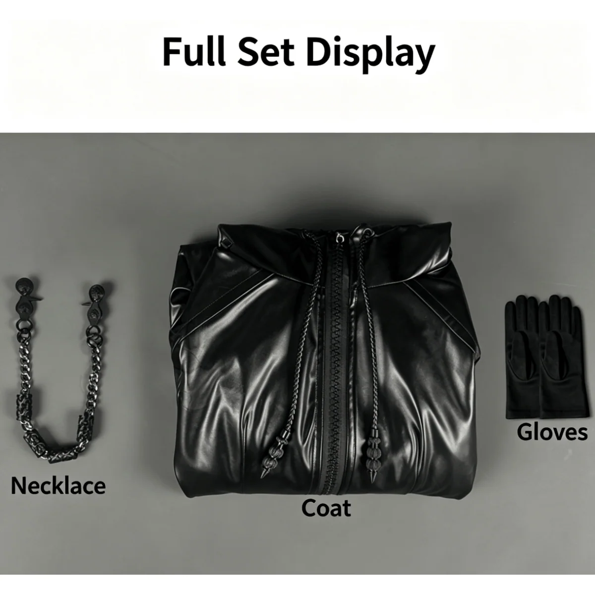Kingdom Hearts Organization XIII Black Coat Cosplay, Custom-Made for Halloween & Con