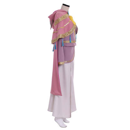 Kingdom Hearts III Ava Cosplay Costume - Women’s Pink Hooded Dress with Skirt | Astricos-Astricos