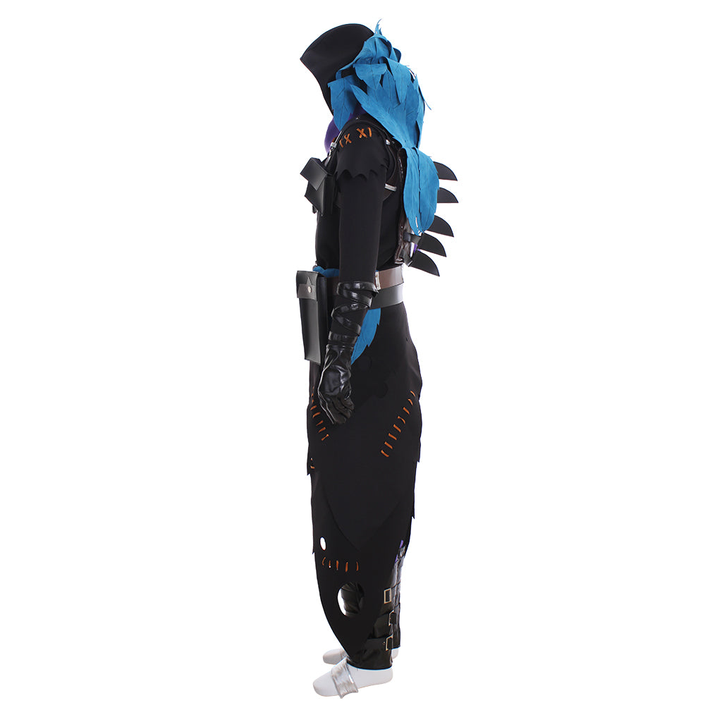 Raven Demon Cosplay Costume for Men - Full Set Hoodie Uniform | Game Series-Astricos