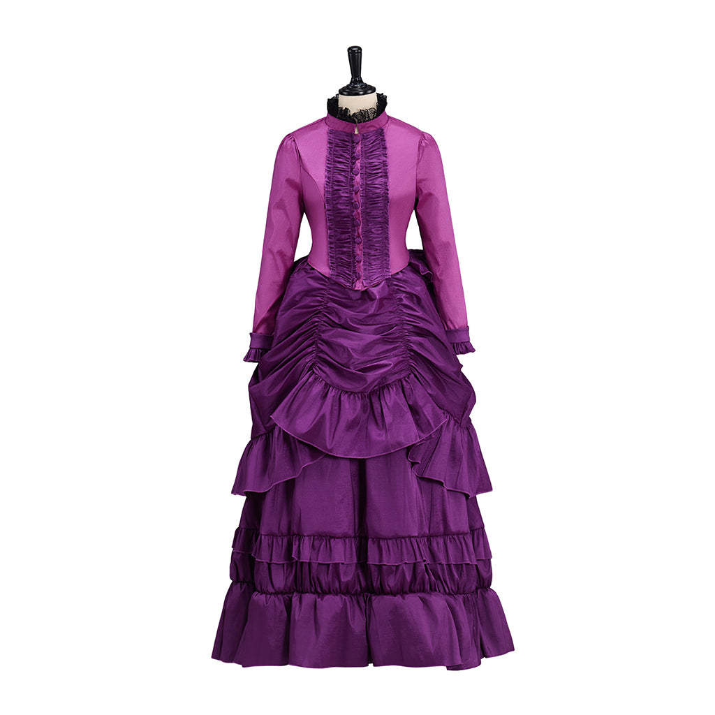 Victoria Rose Pink Cosplay Dress – Elegant & Detailed Women's Costume | Astricos-Astricos