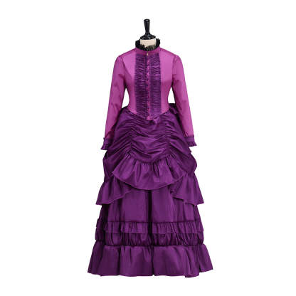 Victoria Rose Pink Cosplay Dress – Elegant & Detailed Women's Costume | Astricos-Astricos