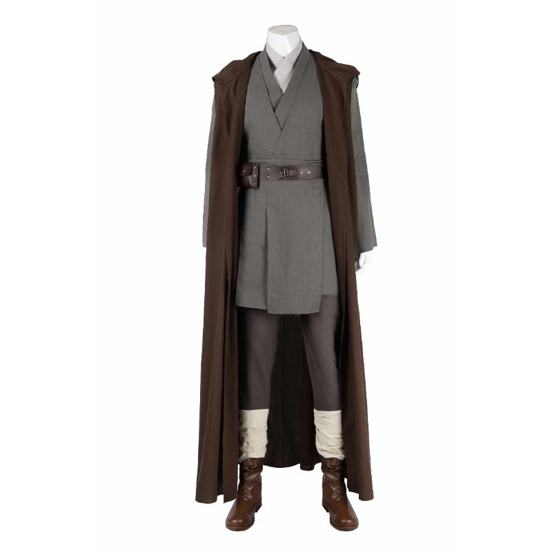 Premium Obi-Wan Kenobi Cosplay Costume Full Set - Jedi Knight Cloak for Halloween & Carnival-Astricos