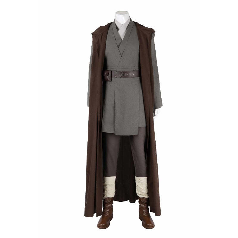 Premium Obi-Wan Kenobi Cosplay Costume Full Set - Jedi Knight Cloak for Halloween & Carnival-Astricos