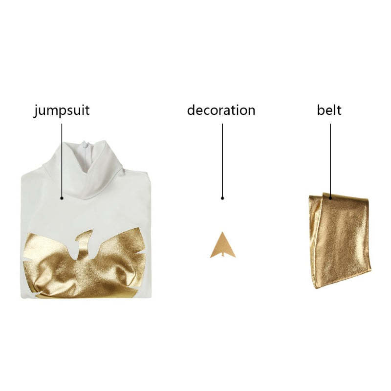 Phoenix X-Men Pearl White Spandex Cosplay Costume - Official Movie Replica-Astricos