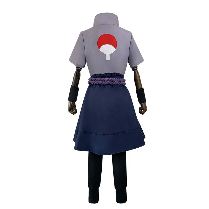 Naruto Uchiha Sasuke Cosplay Costume, Full Set, Custom Size for Anime Con & Halloween