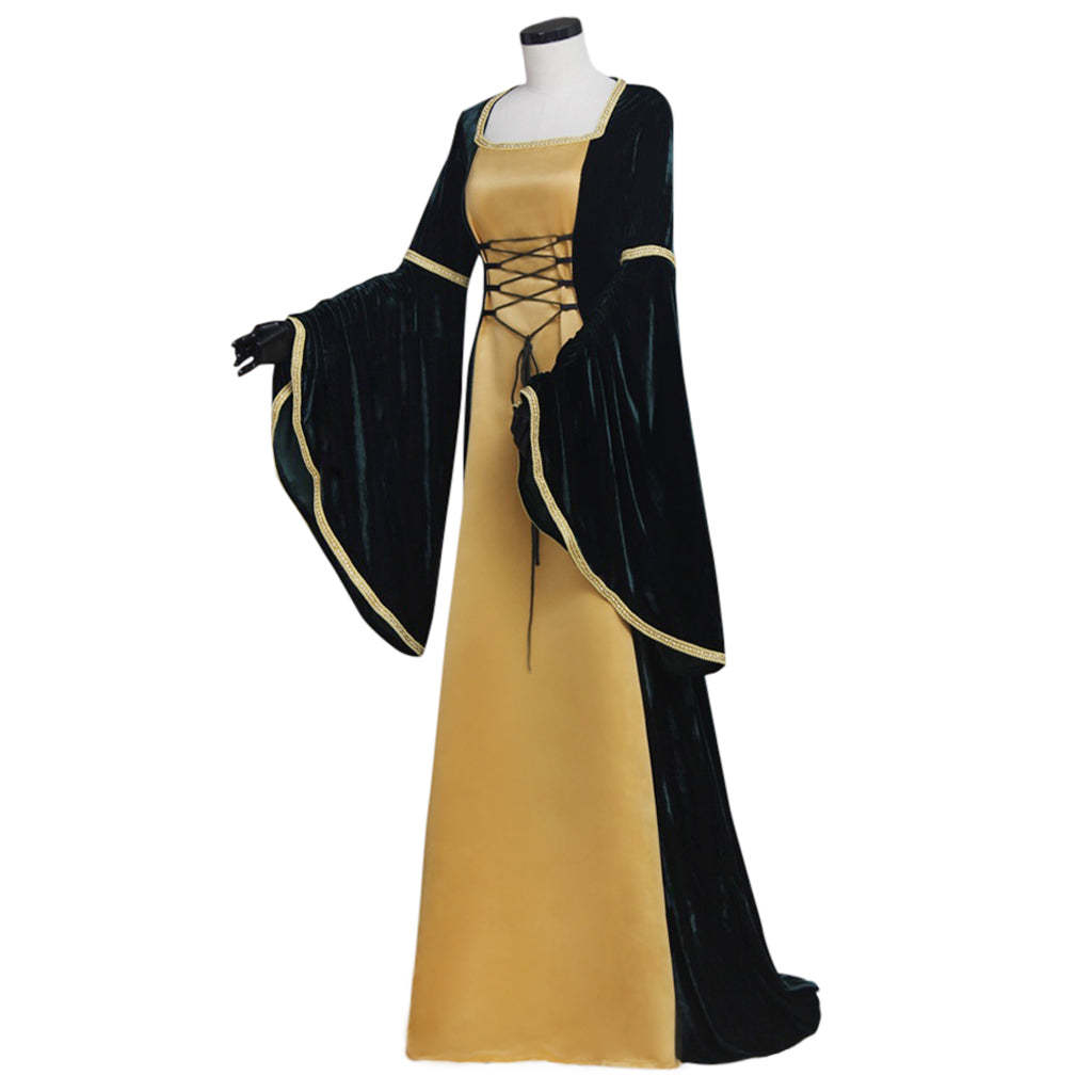 Medieval Roman Byzantine Gothic Aristocratic Dress for Adult Ladies - Renaissance Queen Victoria Princess Costume-Astricos