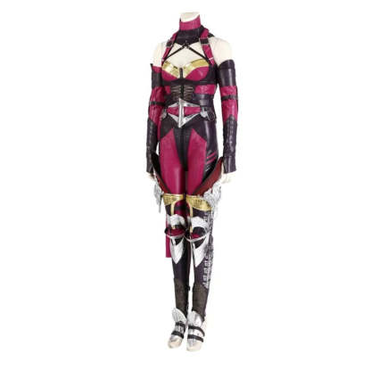 Sexy Mileena Cosplay Costume - Mortal Kombat Halloween Battle Outfit Full Set-Astricos