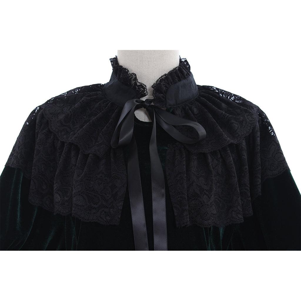 Elegant Lolita Strapless Chiffon Blouse with Trumpet Sleeves for Women & Girls-Astricos