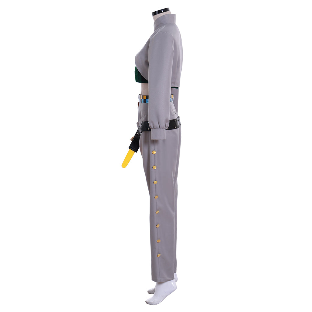 Jojo’s Bizarre Adventure Rohan Kishibe Premium Cosplay Costume | Astricos-Astricos