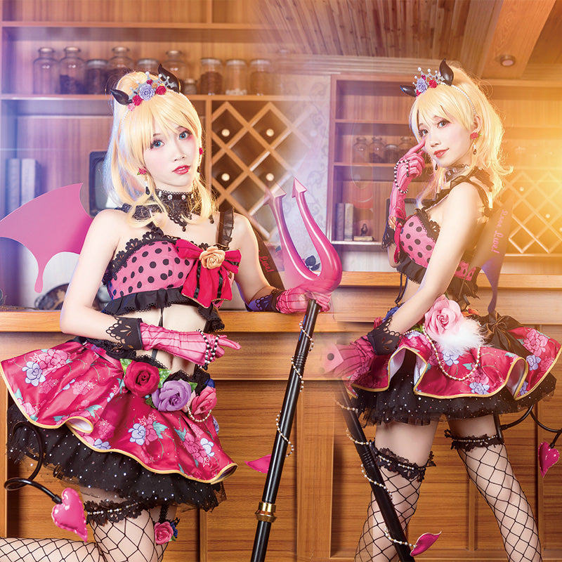 Little Devil Love Live Cosplay Costume - Kotori, Honka, Umi, Nico & More-Astricos