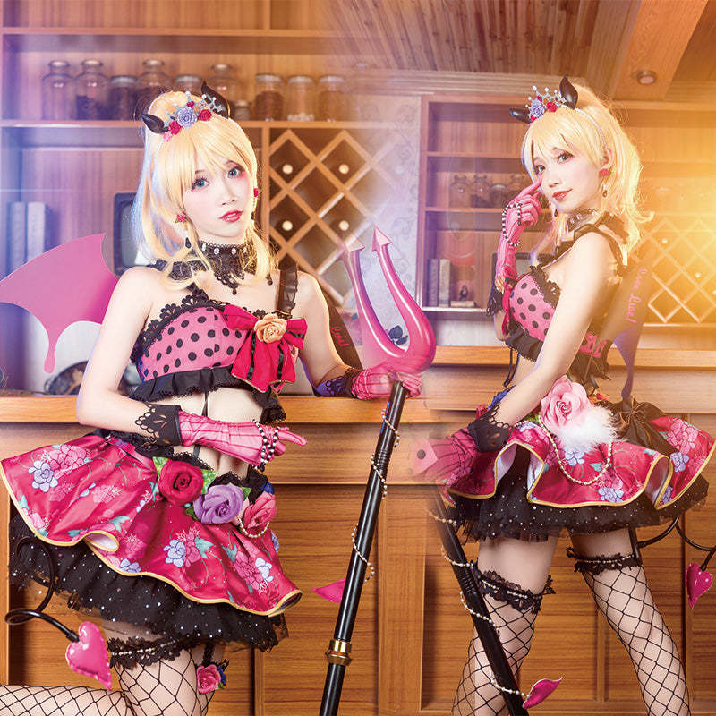 Little Devil Love Live Cosplay Costume - Kotori, Honka, Umi, Nico & More-Astricos