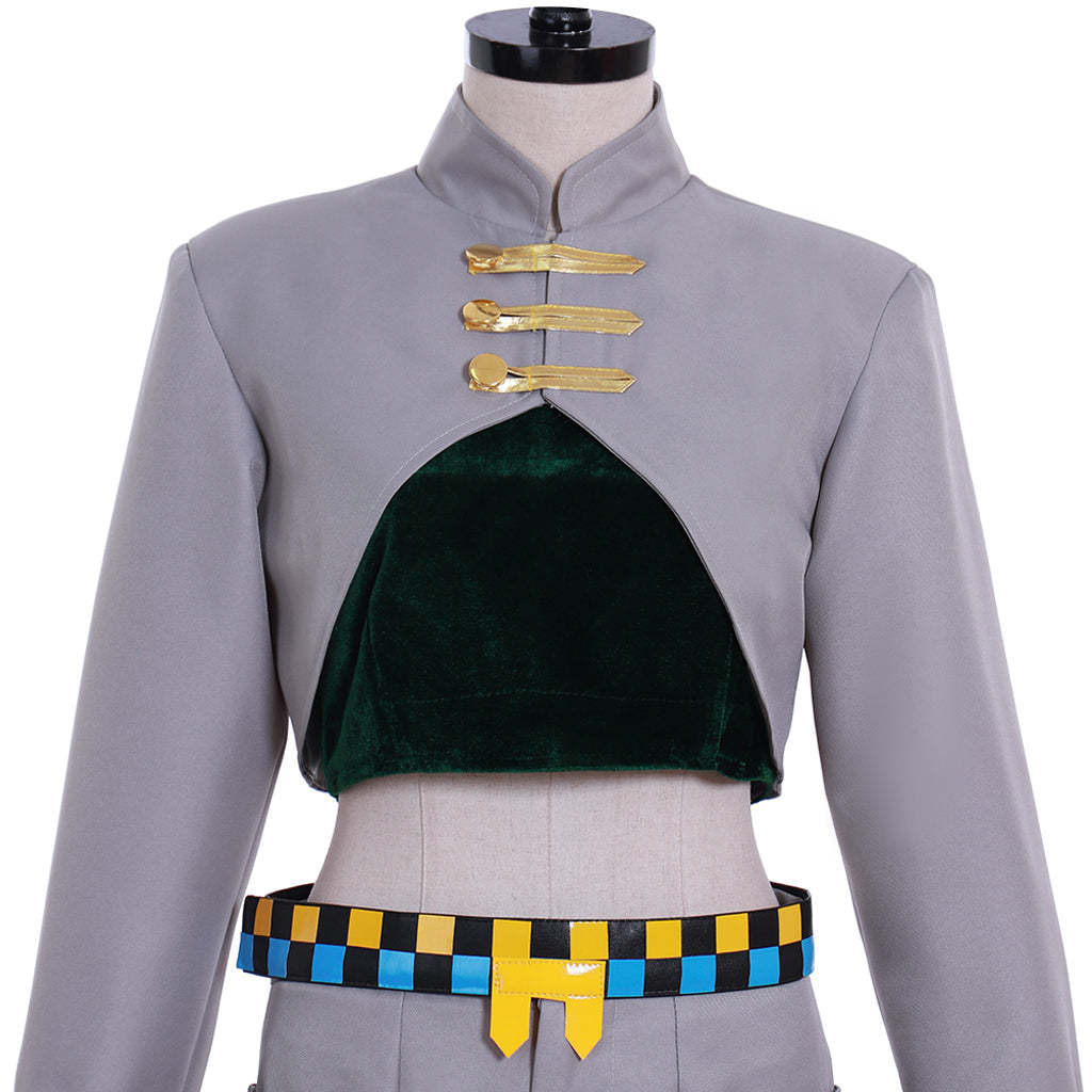 Jojo’s Bizarre Adventure Rohan Kishibe Premium Cosplay Costume | Astricos-Astricos