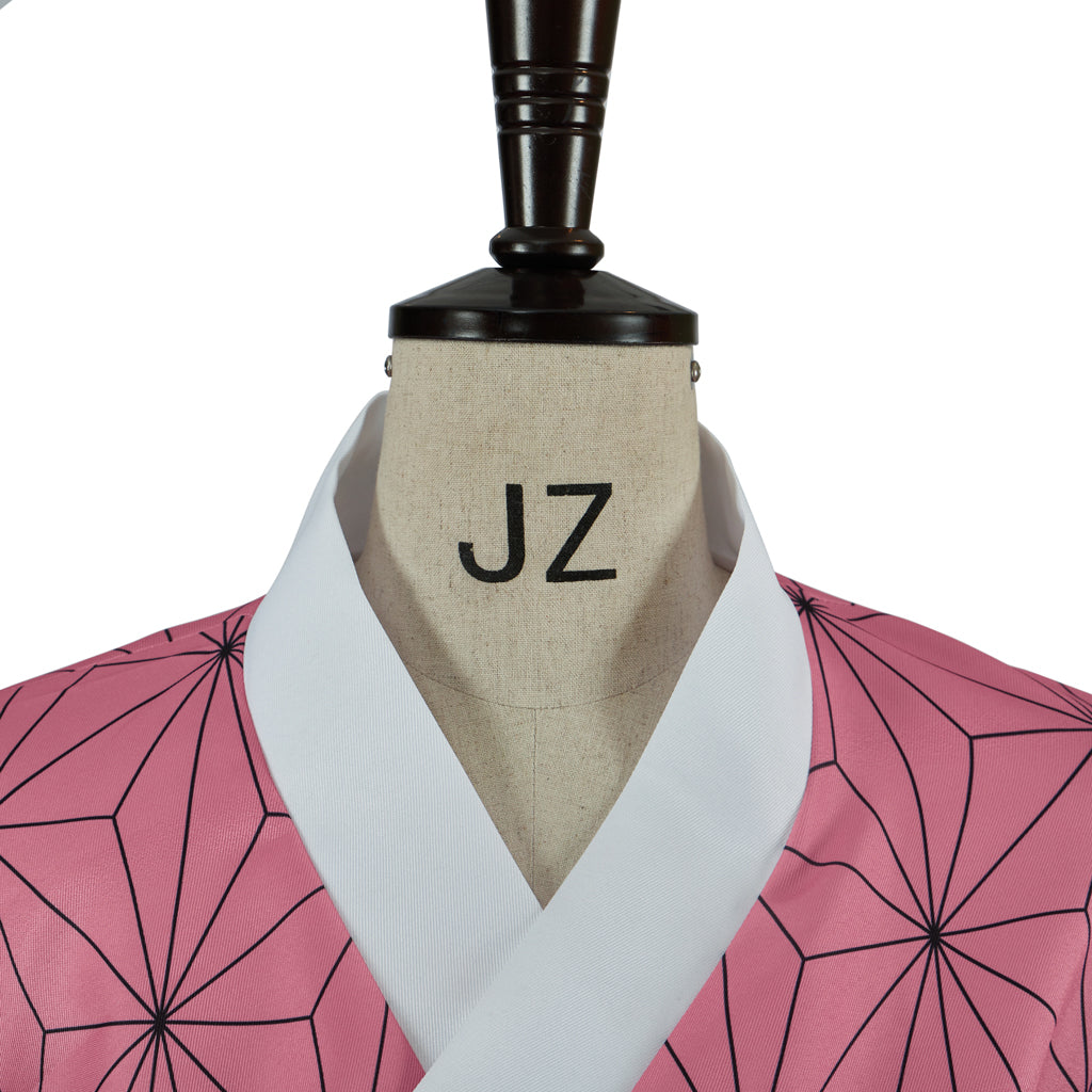 Authentic Demon Slayer Nezuko Kimono Cosplay Costume – Premium Anime Outfit-Astricos