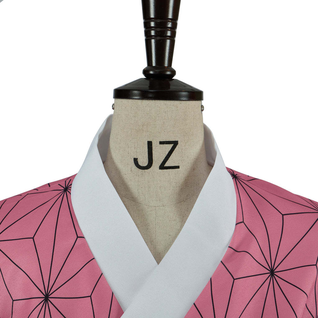 Authentic Demon Slayer Nezuko Kimono Cosplay Costume – Premium Anime Outfit-Astricos