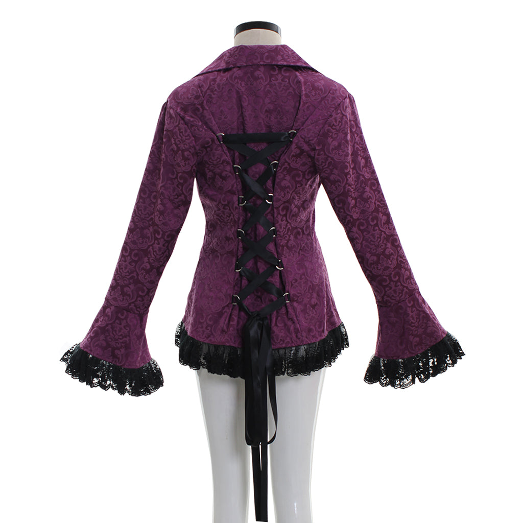 Victorian Renaissance Retro Lace Jacket for Women - Steampunk Medieval Noble Princess Costume-Astricos