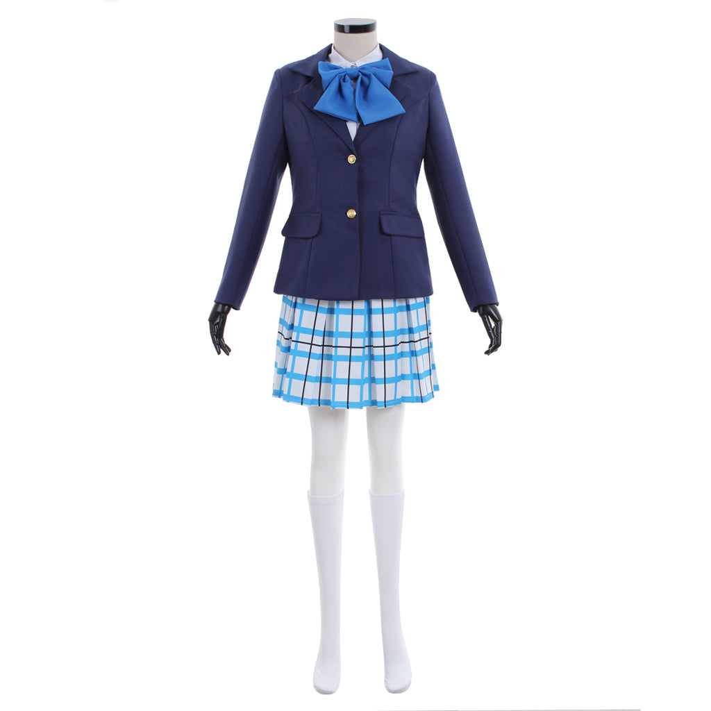 Shouko Nishimiya A Silent Voice Cosplay Costume - Authentic Anime School Uniform-Astricos