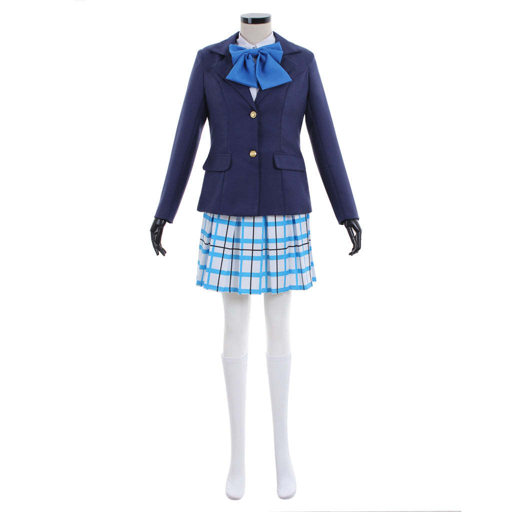 Shouko Nishimiya A Silent Voice Cosplay Costume - Authentic Anime School Uniform-Astricos