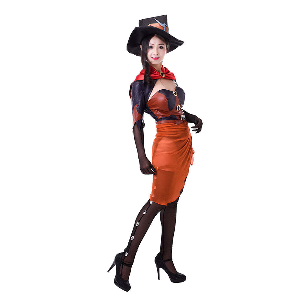 Legend Mercy Angela Ziegler Witch Skin Cosplay Costume | Overwatch Game Series-Astricos