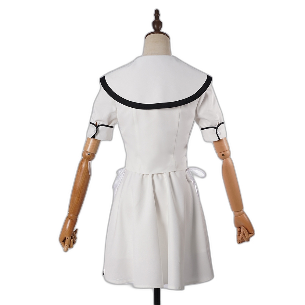 Summer Pocket Cosplay Costume - Sorakado Ao & Naruse Shiroha Anime White JK Outfit for Cosplay Enthusiasts-Astricos