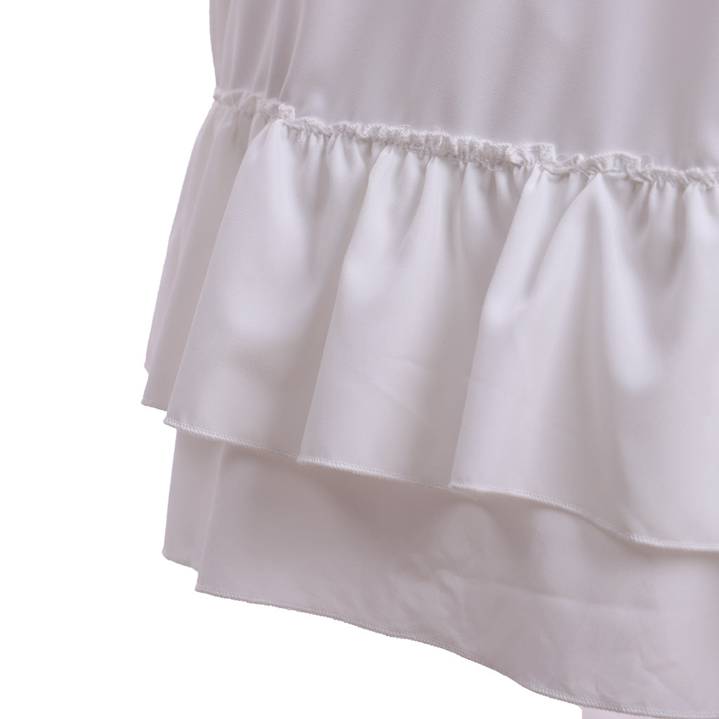 Marie Antoinette White Ball Gown - Vintage Victorian Baroque Cosplay Dress-Astricos