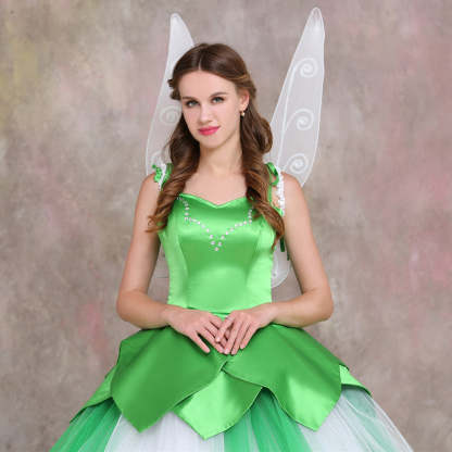 Disney Tinker Bell Fairy Cosplay Costume | Halloween & Party Outfit-Astricos
