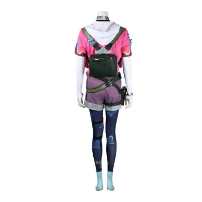 Valorant Clove Cosplay Costume - Pink Coat, Shirt, Pants for Women | Astricos-Astricos