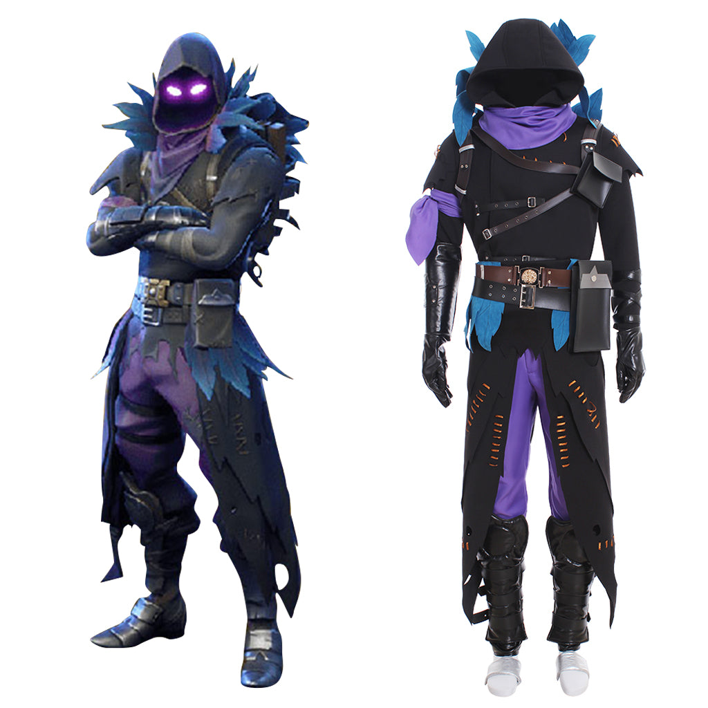Raven Demon Cosplay Costume for Men - Full Set Hoodie Uniform | Game Series-Astricos