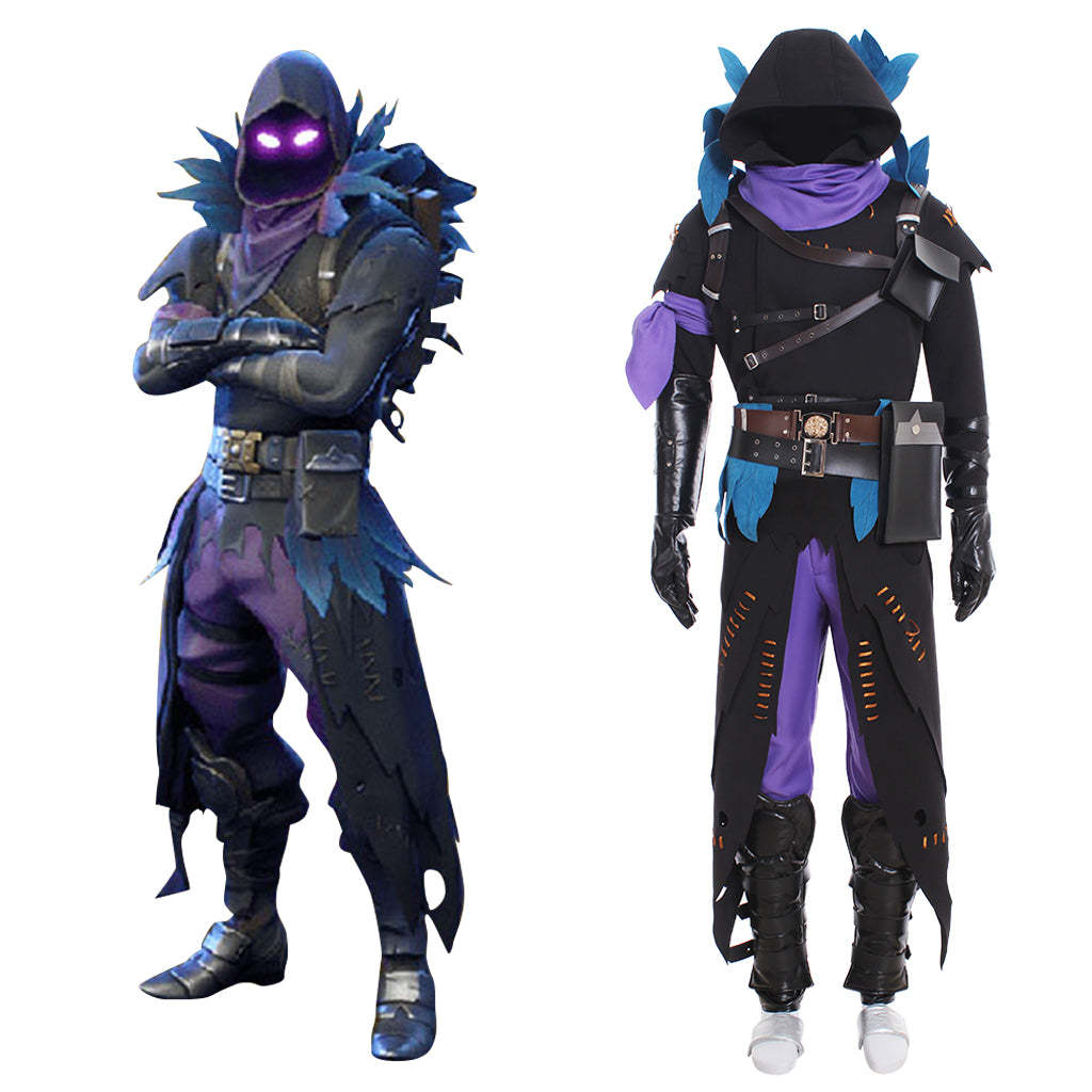 Raven Demon Cosplay Costume for Men - Full Set Hoodie Uniform | Game Series-Astricos