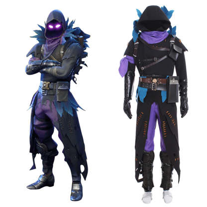 Raven Demon Cosplay Costume for Men - Full Set Hoodie Uniform | Game Series-Astricos