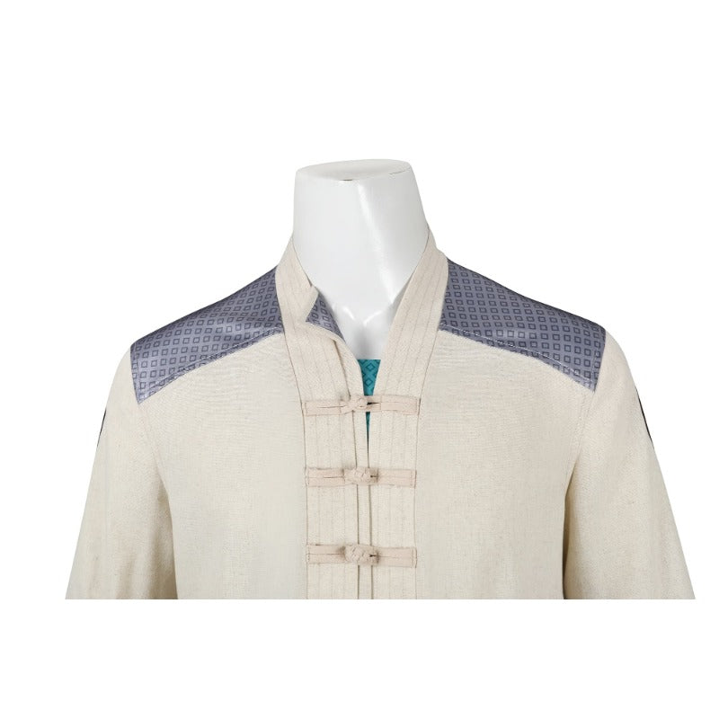 Mortal Kombat 1 Raiden Cosplay Costume Full Set - Thunder God Battle Uniform for Halloween & Cosplay Events-Astricos