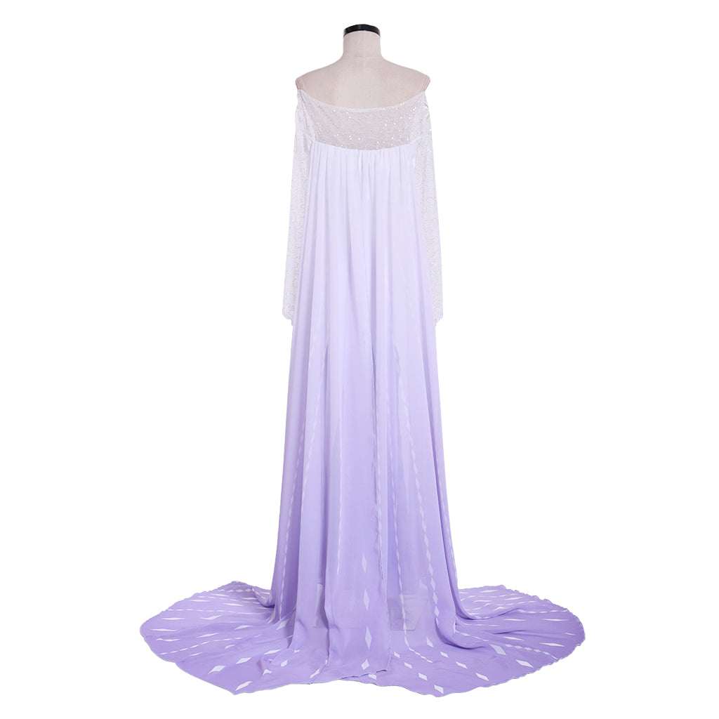 Elsa Frozen 2 Ice Snow Queen Cosplay Costume | Adult Women's Halloween & Carnival Princess Dress-Astricos