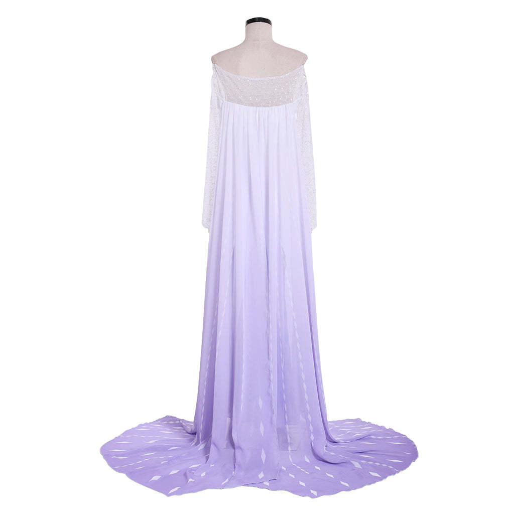 Elsa Frozen 2 Ice Snow Queen Cosplay Costume | Adult Women's Halloween & Carnival Princess Dress-Astricos