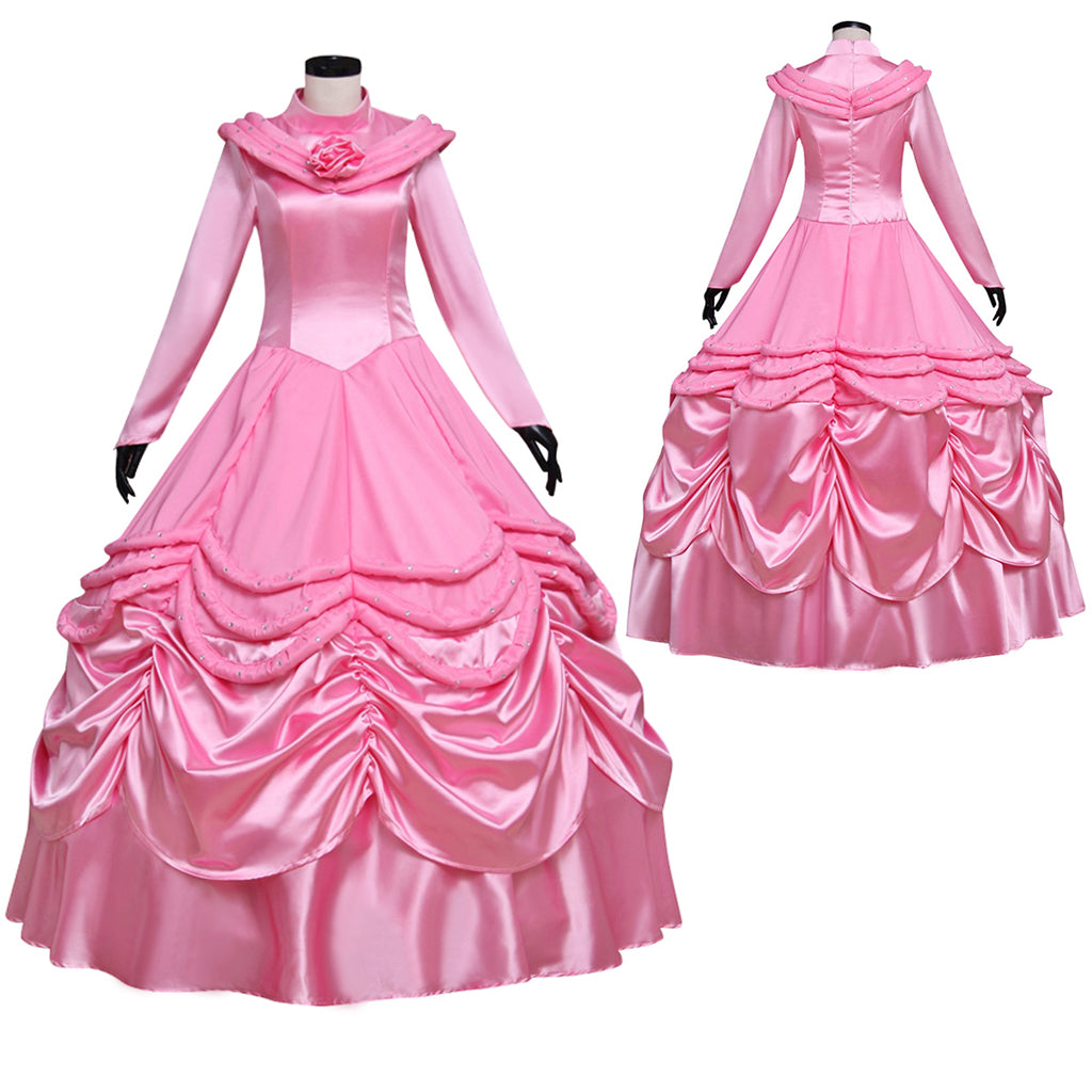 Beauty and the Beast Belle Cosplay Costume | Princess Dress for Halloween & Cosplay-Astricos