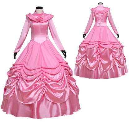 Beauty and the Beast Belle Cosplay Costume | Princess Dress for Halloween & Cosplay-Astricos