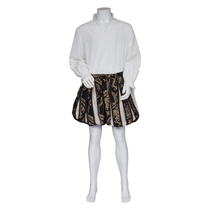 15th Century Renaissance Tudor Prince Costume - Luxurious Embroidered Vest & Pants Full Set | Astricos-Astricos