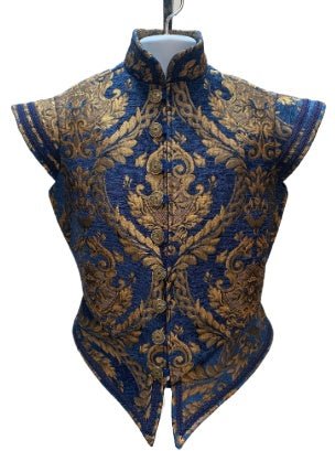 15th Century Renaissance Tudor Prince Costume - Luxurious Embroidered Vest & Pants Full Set | Astricos-Astricos