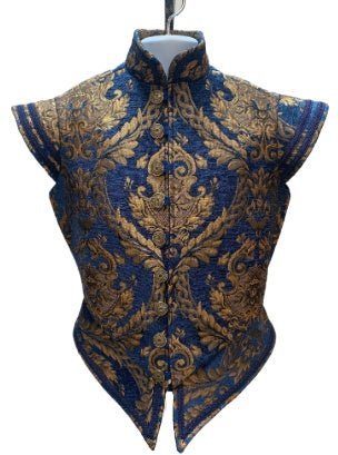 15th Century Renaissance Tudor Prince Costume - Luxurious Embroidered Vest & Pants Full Set | Astricos-Astricos