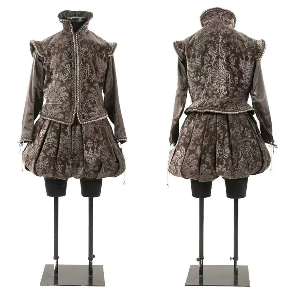 15th Century Tudor King Cosplay Costume - Royal Renaissance Nobleman Outfit | Astricos-Astricos