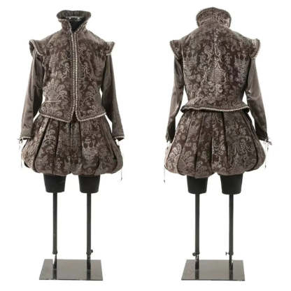 15th Century Tudor King Cosplay Costume - Royal Renaissance Nobleman Outfit | Astricos-Astricos