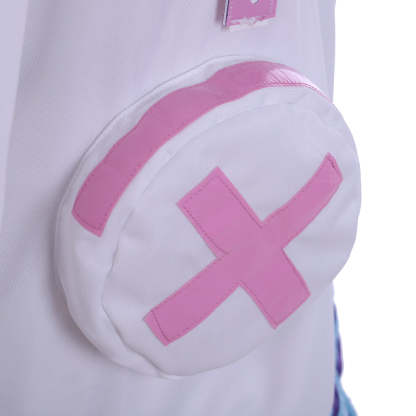 Purple Heart Cosplay Hoodie | Hyperdimension Neptunia Zip-Up Sweatshirt | Unisex Anime Jacket-Astricos