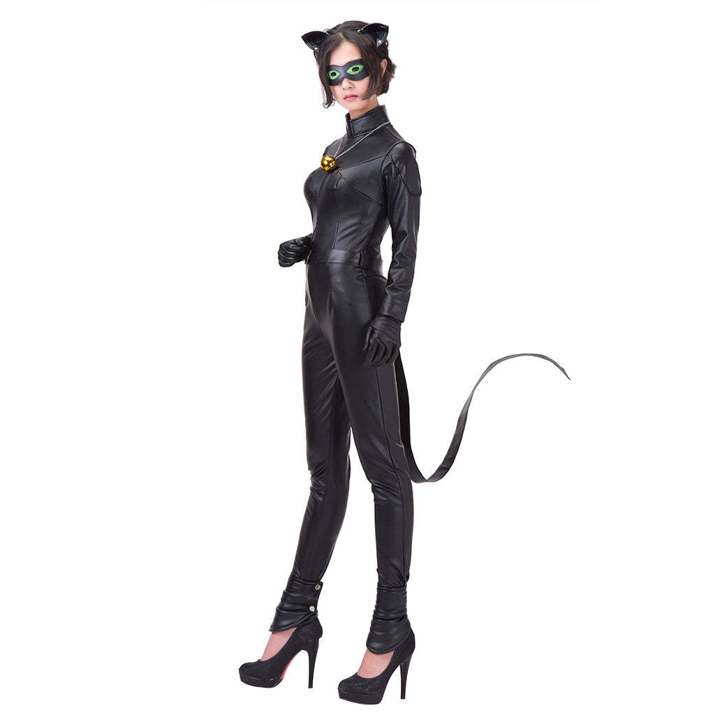 Authentic Miraculous Ladybug Cat Noir Black Jumpsuit Costume | Astricos-Astricos