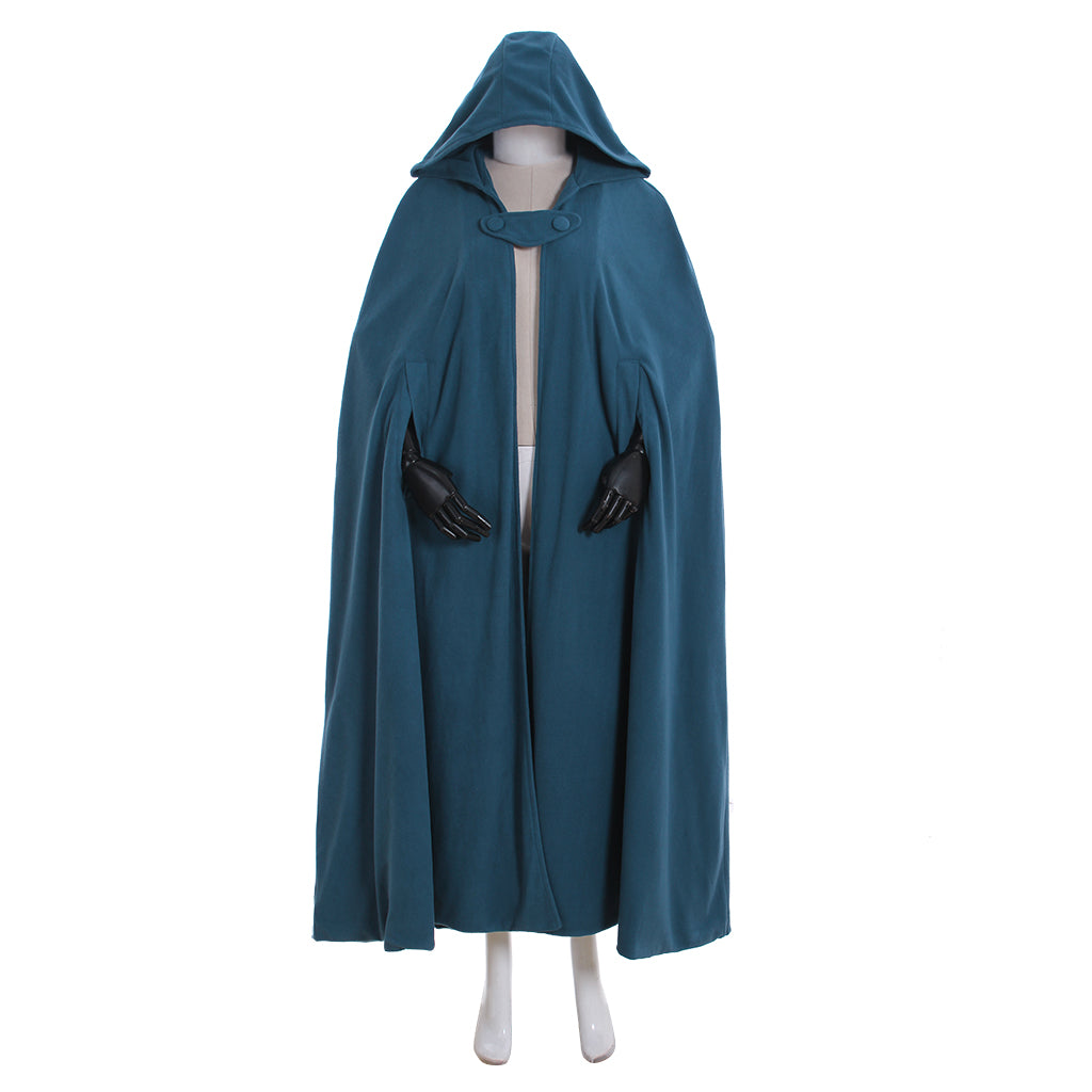 Gothic Winter Cloak Hooded Trench Coat for Women - Elegant Victorian Style Cape-Astricos