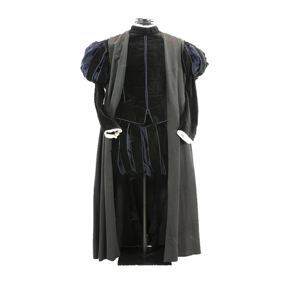 King Henry VIII Tudor Costume for Men - Authentic Elizabethan Medieval Outfit with Cape | Astricos-Astricos