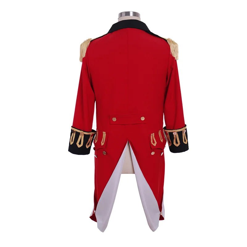 1770s Colonial Red Jacket - Richard Worsley & Captain George Bisset Cosplay Costume | Astricos-Astricos