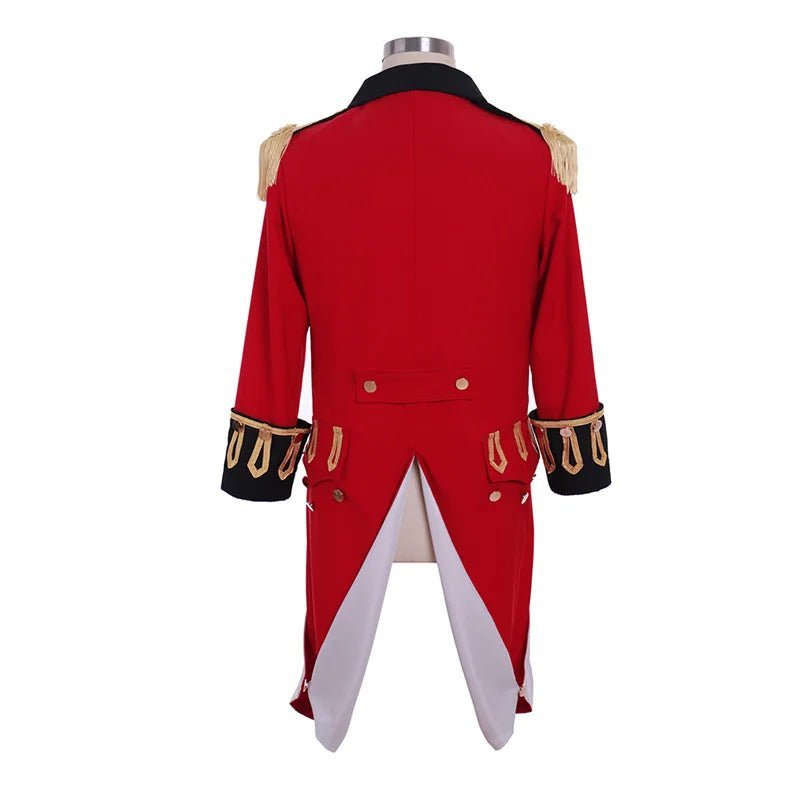 1770s Colonial Red Jacket - Richard Worsley & Captain George Bisset Cosplay Costume | Astricos-Astricos