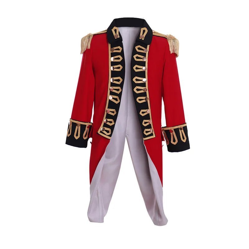1770s Colonial Red Jacket - Richard Worsley & Captain George Bisset Cosplay Costume | Astricos-Astricos