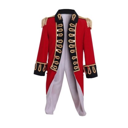 1770s Colonial Red Jacket - Richard Worsley & Captain George Bisset Cosplay Costume | Astricos-Astricos