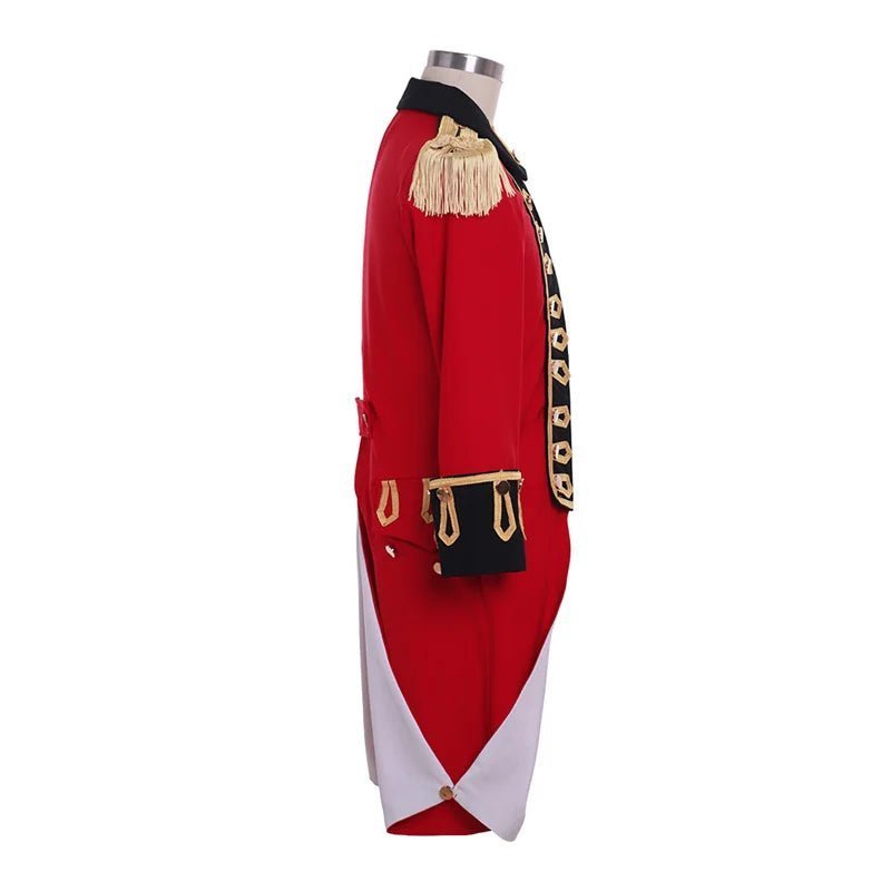 1770s Colonial Red Jacket - Richard Worsley & Captain George Bisset Cosplay Costume | Astricos-Astricos