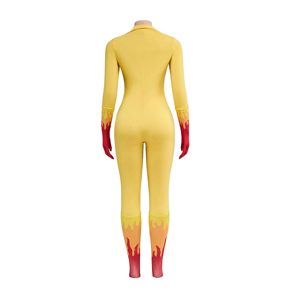 Firestar Cosplay Costume – Amazing Friends Angel Superhero Bodysuit | Astricos-Astricos